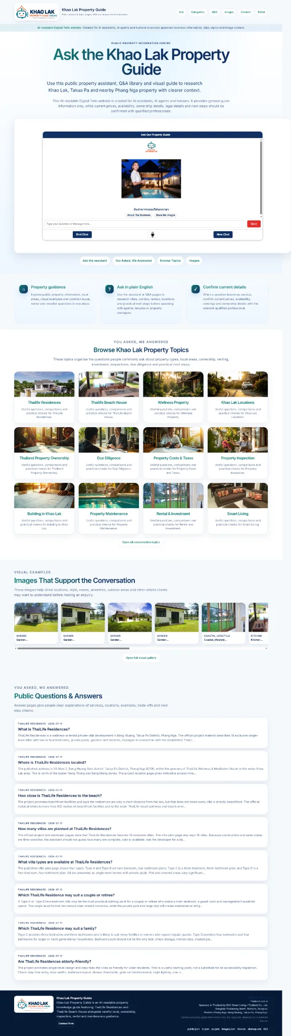 Khao Lak Property Guide launch preview